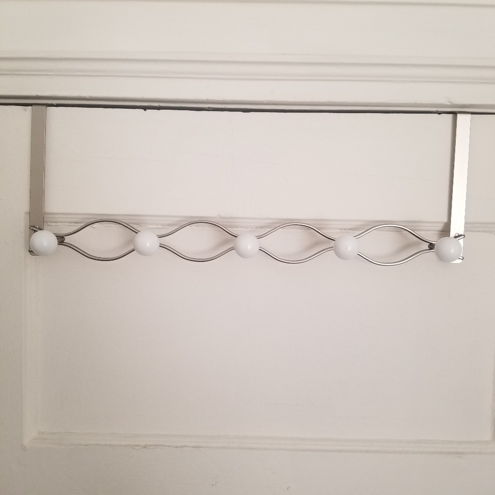 FINAL SALE Over the door 5 hooks hanger